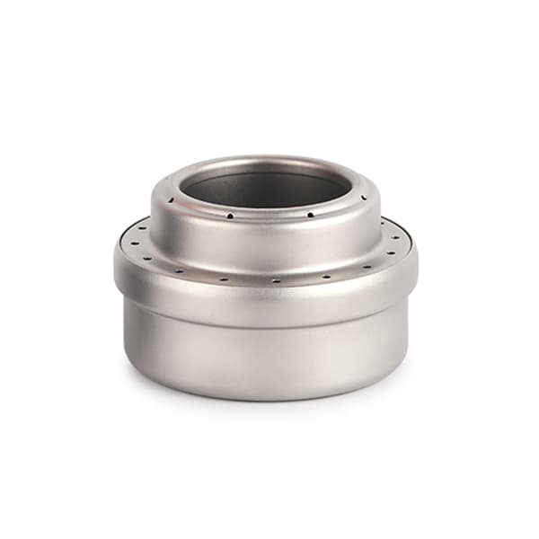 Bærbar Mini Titanium Alkoholbrænder med Krydsstøtte til Camping og Backpacking