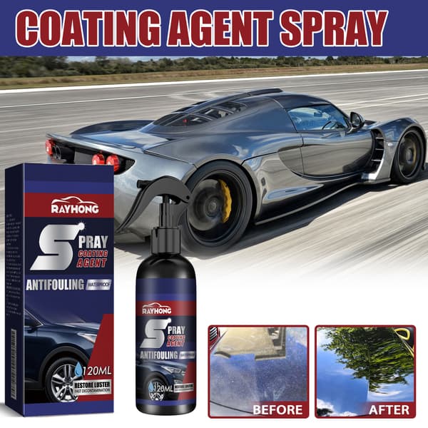 2 stk Rayhon billakkspray - lakkbeskyttelse, flekkfjerning, sverting og lysning - nanobeleggspray 2Pcs