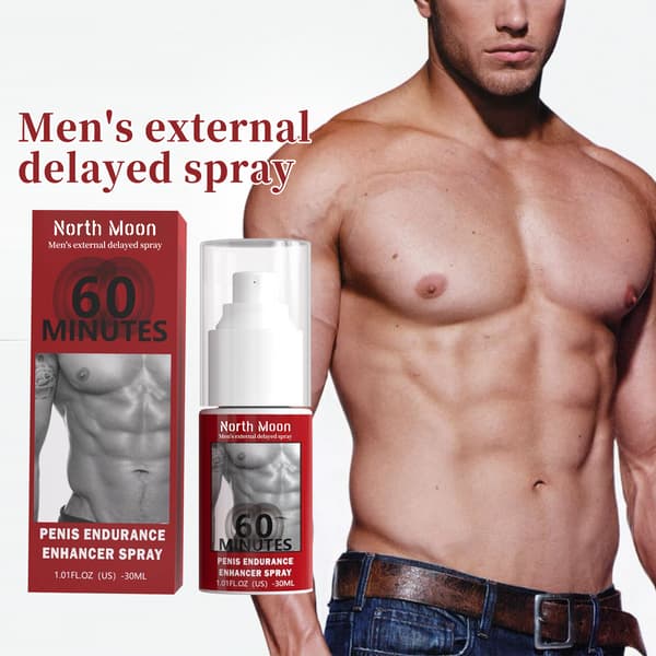 30 ml/låda North Moon Men's Grooming Spray - Herrkroppsvård, Förbättrar Uthållighet, Återfuktande, Extern Spray