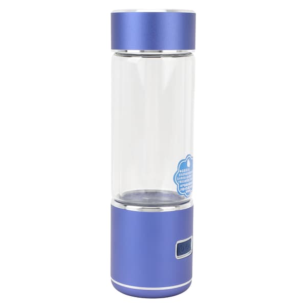 Vätevattenflaska 1600ppd Hög Koncentration 300ml Halkfritt Glas Blå