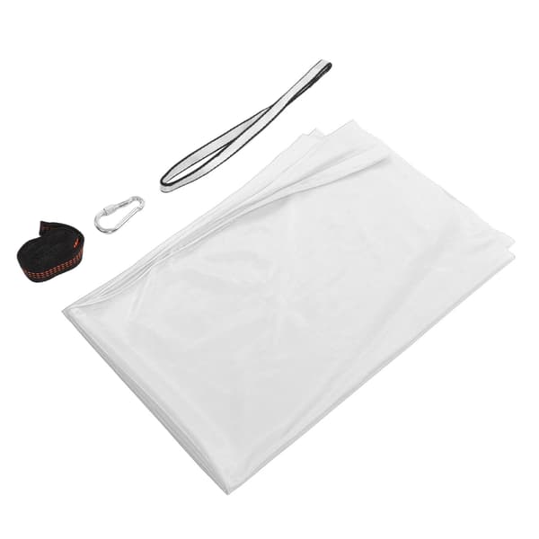 Elastisk hängmatta för barn, bekväm polyester, sensorisk hängmatta för yoga inomhus och utomhus, silver/grå