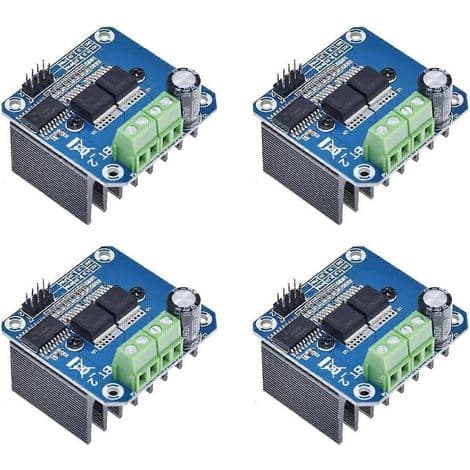 4 BTS7960 43A högeffektsmotorkontrollmoduler / Smart bilkontrollmodul för strömbegränsning