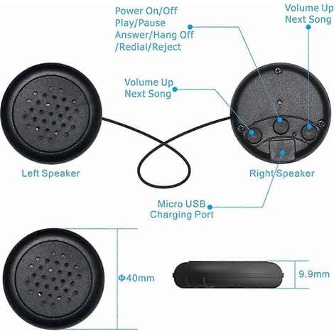 Mjuk sovmask för barn. Bekväma trådlösa Bluetooth-hörlurar. Djurmönster. Elastisk.
