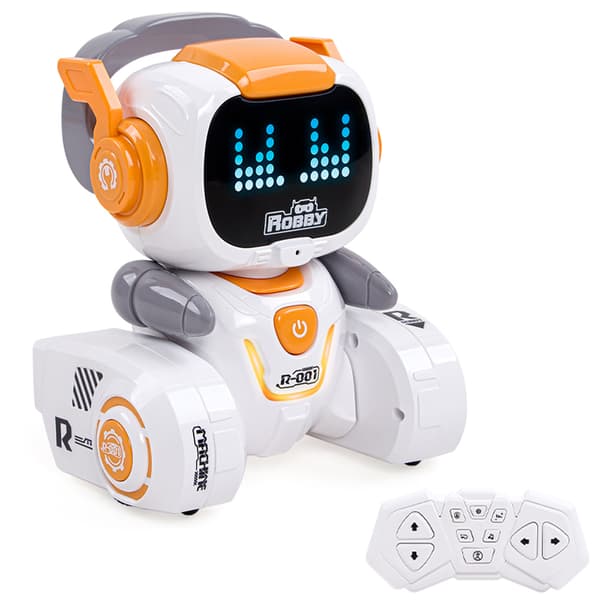 Intelligent robot for barn med fjernkontroll, dans, sang, programmering og berøringssensor