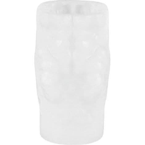 3D cylindrisk silikone lysform i form af ahornblade (1 stk.)