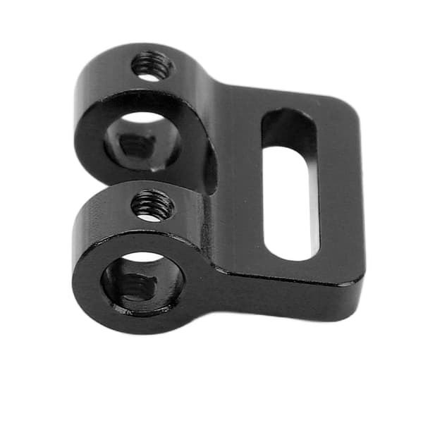1/10 aluminium modulær guide til RC Crawler Tube Bumper, justerbar, sort