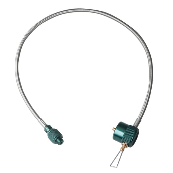 Propanpåfyldningsrør til campingkomfur, rustfrit stål, gasflaskestik, 60 cm