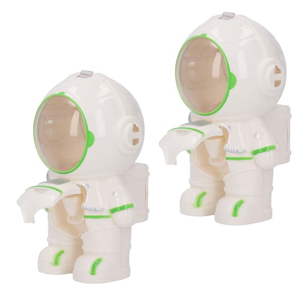 2 st Astronaut Vattendispenserkopp 250 ml med Bärbart Bälte för Utomhusresor Beige