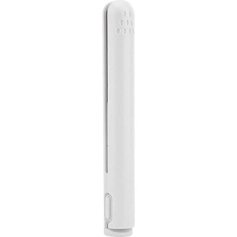 Mini USB bærbar rettetang for retting og krølling av hår - Dobbel-formål krølltang - Hvit