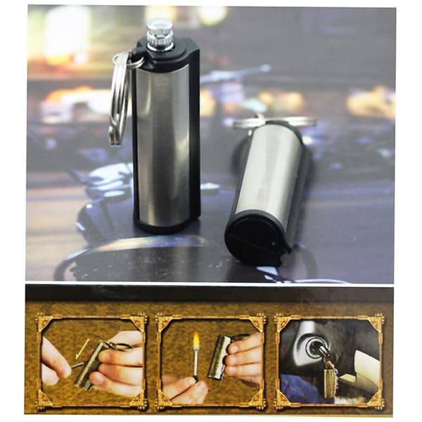 Pakke Jordnødde-lighter, Permanent Rustfri Stål Lighter til Camping, Nødsituationer og Overlevelse