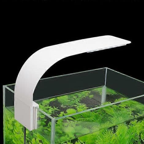 Nano LED klips-på akvarielys. Hvitt og blått lys.