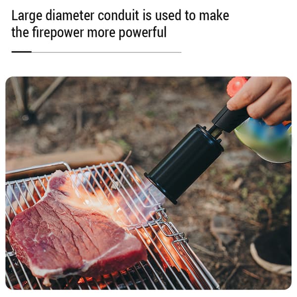 Hög effekt 3500W eldkastare för camping BBQ bärbar eldstarter utomhusverktyg