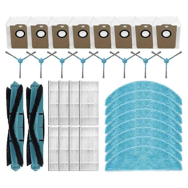 Kompatibel med Bluebot Precision Plus reservedele tilbehør hovedbørste Hepa filter moppeklud støvpose