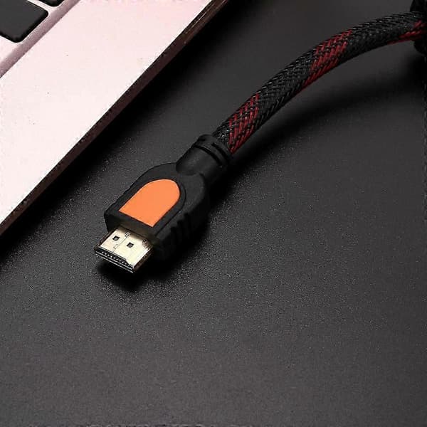 HDMI han til 3 RCA AV Audio Video 5FT kabeladapter til TV HDTV DVD 1080p