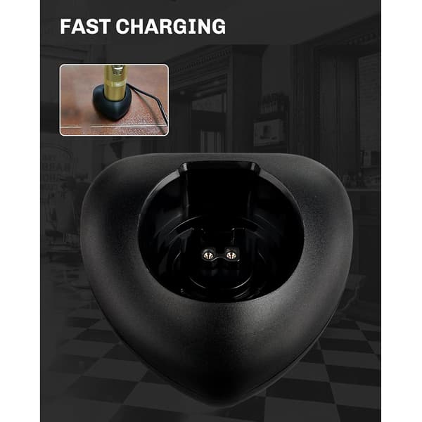 Laderstativ for hårklipper, elektrisk barberdock, profesjonell trimmer, trådløs lader, barber for 8