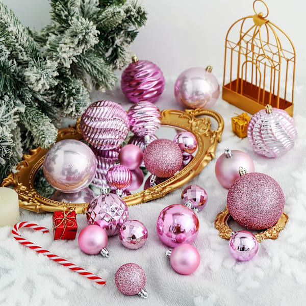 24ct Christmas Ball prydnadsföremål splittringssäker juldekorationer som dekorationer