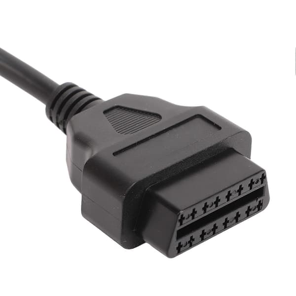 OBD2 Splitter 1 til 2 Y Splitter Forlængerkabel 16Pin Bil Diagnostisk Forlængerledning Adapter Passer til 12V 24V Obdii Port