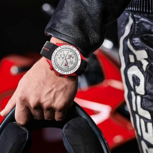 Moonswatch Klokkerem - 20mm Myk Gummi Erstatning For Omega X Swatch