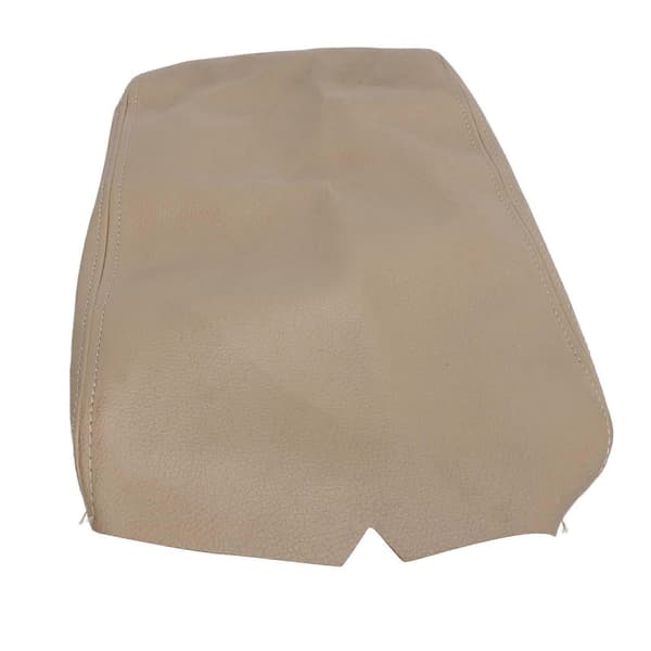 Armlene Lokk Syntetisk Skinn Midtkonsoll Armleneboks Deksel Beskytter for Highlander 2008-2013 Beige