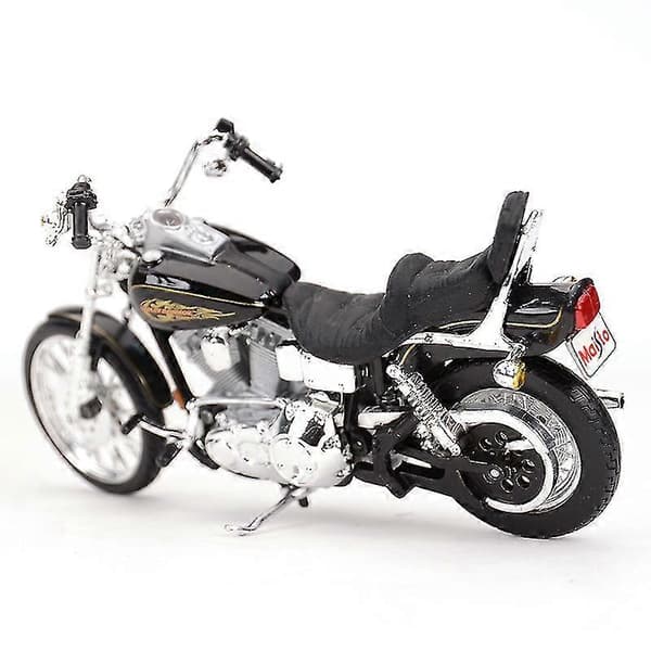 1:18 Harley-Davidson 1997 FXDWG Dyna Wide Glide Trykstøbte Køretøjer Samlerobjekter Motorcykel Model Legetøj
