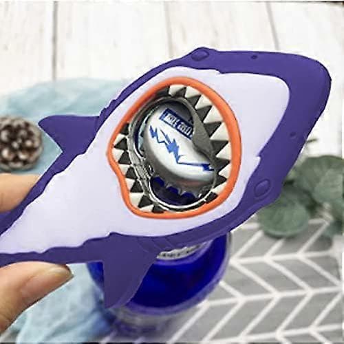 Hai-olutpullonavaaja magneetilla, 3D söpö sarjakuvaeläin