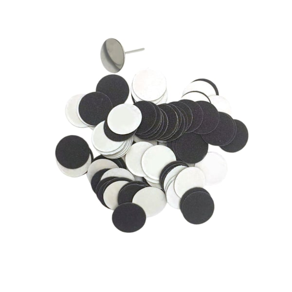 1/2/3/5 Sähköisen jalkaraspin vaihtotyynyt tehokas ja 35mm 150Grit 100 pcs 2PCS