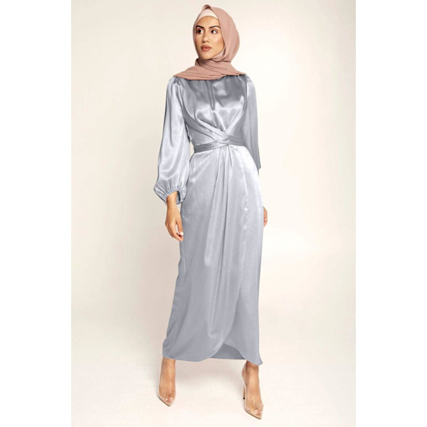 Casual Muslimsk Kvinners Damp Kjole Kvinner Dubai Kjole Kaftan L
