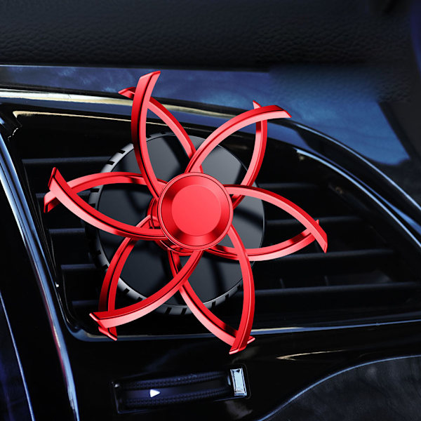 Automotive Luftutlopp Doftklämma Eterisk Oljespridare Dekor Bil Aromaterapi Ventilationsklämmor för bekväm körning Silver