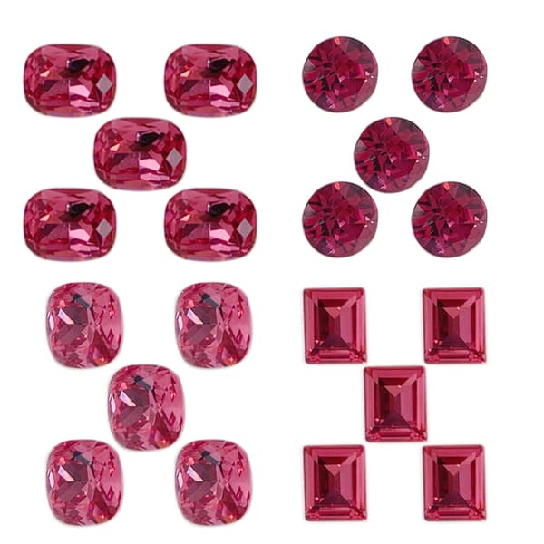 20 stycken DIY Nail Art Rhinestone Kristallglas Strassnagel