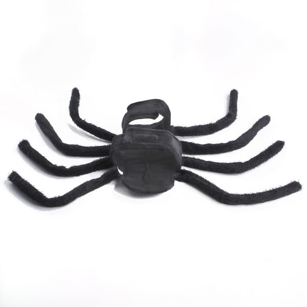 Halloween Mode Kattkläder Spindelkista Husdjur Cosplay black extra large