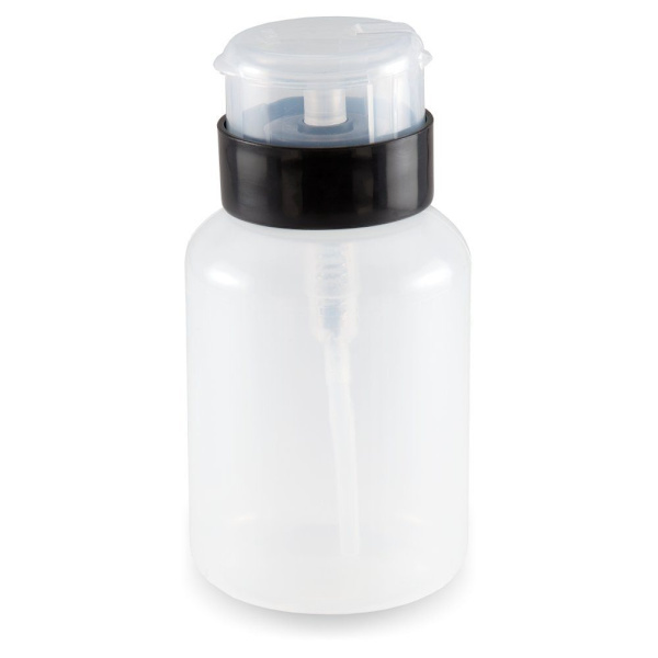 Dispenserpumpe flaske væskedispenser svart transparent