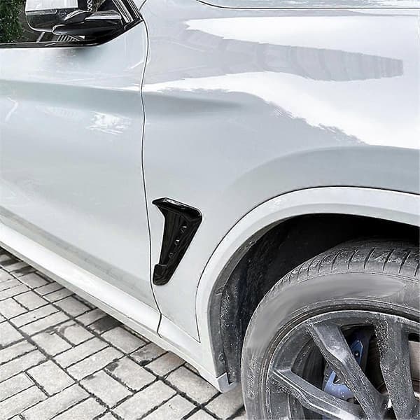Bilens främre sidoluftutloppsskydd för X3 G01 X4 G02 2018+ Vent Gloss Black