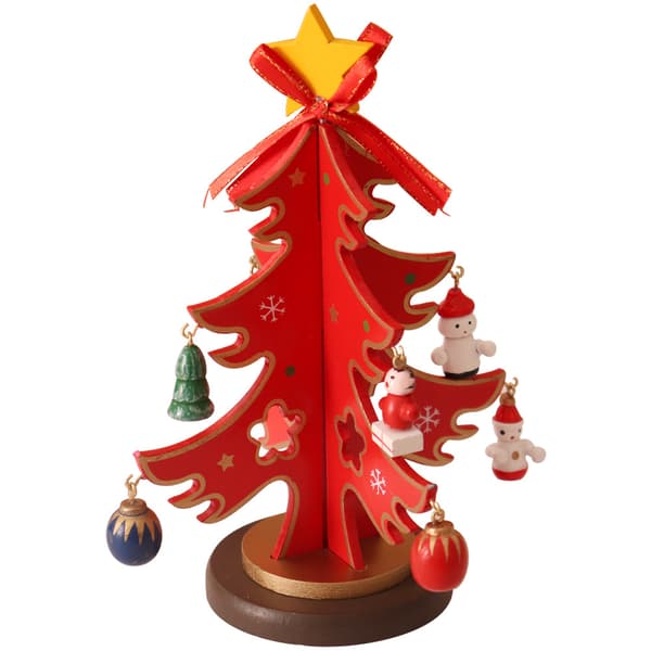 Miniature tredimensionelt juletræ kreativ jul