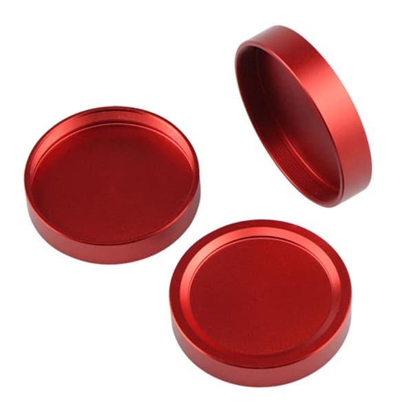 Lins cap M48 X 0,75 mm för cover Teleskop okular legering Red Color