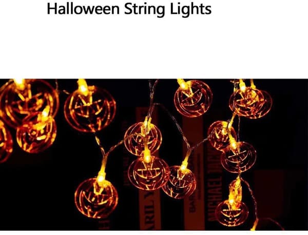 Halloween LED Jack-o-lantern valosarja Halloween-valaistus, 2