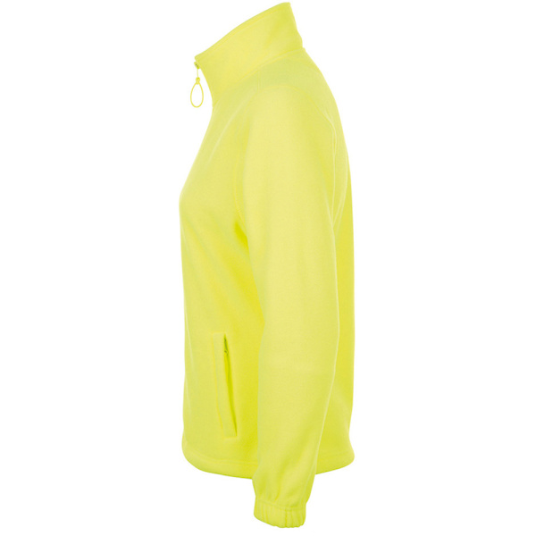 SOS Naisten North Full Zip Fleece -takki Neon Keltainen Neon Yellow L