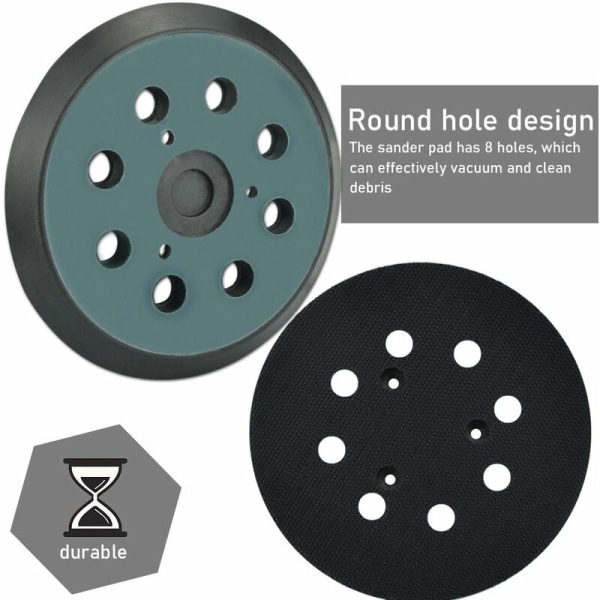 125 mm:n hiomalaikka, 8 reiän hiomalevyt, 5 tuuman hiomalaikka BO 5:lle