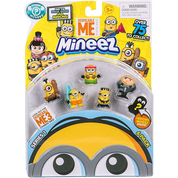 12-Pack Minions Dumma Mej Mineez Deluxe Figurer S1 multicolor
