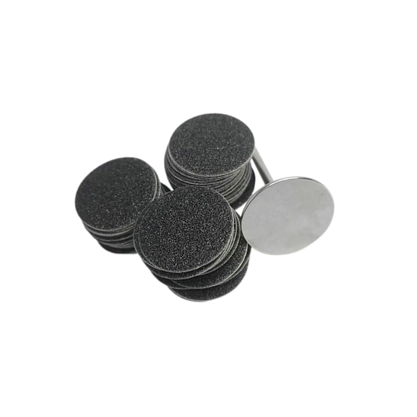 1/2/3/5 Sähköisen jalkaraspin vaihtotyynyt tehokas ja 35mm 80Grit 50 pcs 2PCS