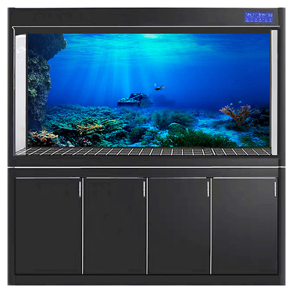 Akvarie Baggrund Dekorativt maleri s HD Akvarium Landskab 2