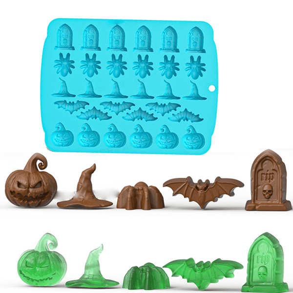 Halloween Silikonformer Godteriformer med blue