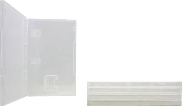 10 mm klare spilæsker - Kompatible med Nintendo Switch - Patronkapacitet - (5 æsker)