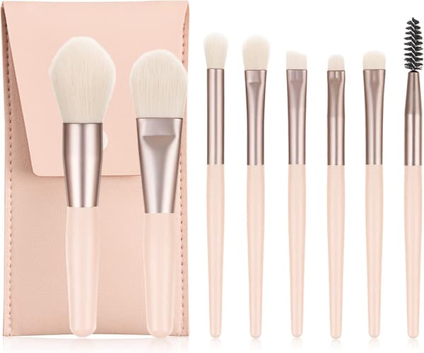 Makeupbørster, 8 stk. komplette professionelle makeupværktøjer og tilbehør