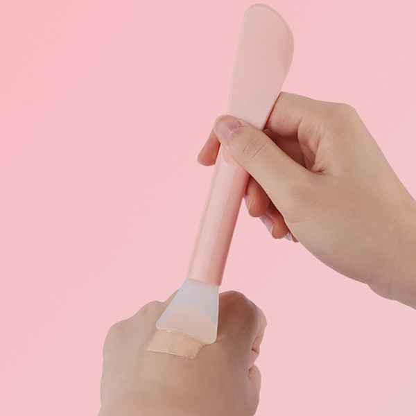2 stk. silikonebørster Dobbelte hoveder Beauty Tool Maske Applikator