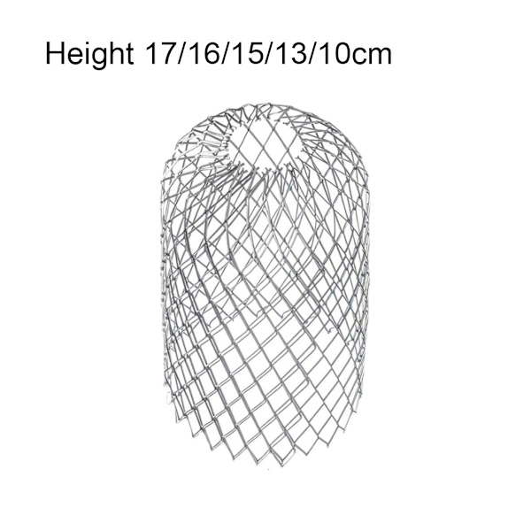 1/2/3/5 4x justerbar storlek aluminiumrännskydd för avlopp 13cm high 8cm diamet 1 Pc