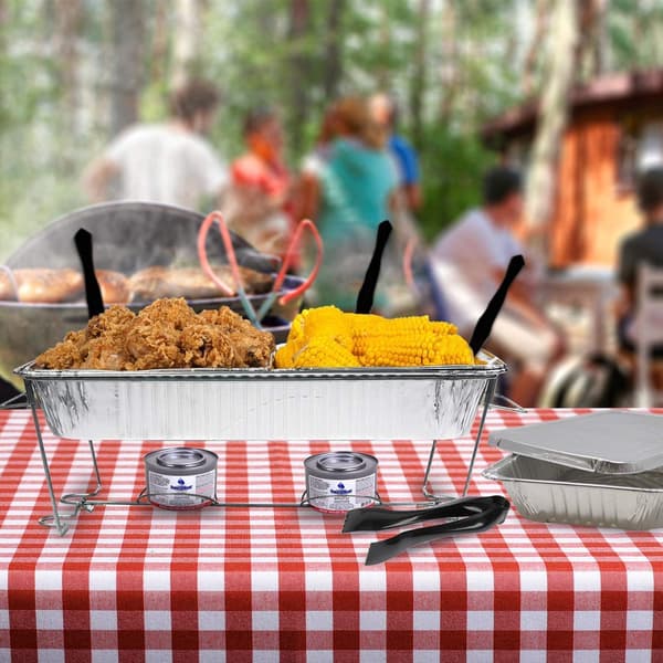 Engangs Hot Pot Buffet Sæt - Buffetserver og varmer, brød O