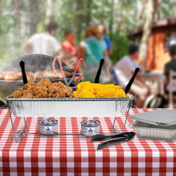 Engångs Hot Pot Buffet Set - Bufféserver och varmare, bröd O