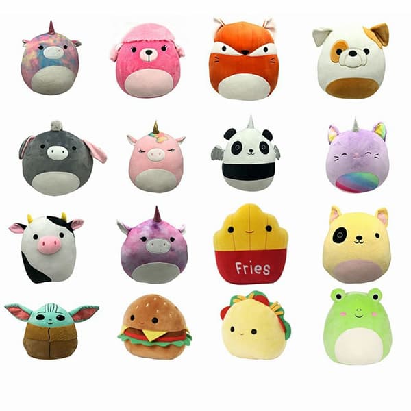 20 cm Squishmallow Pude Plyslegetøj HAMBURGER HAMBURGER
