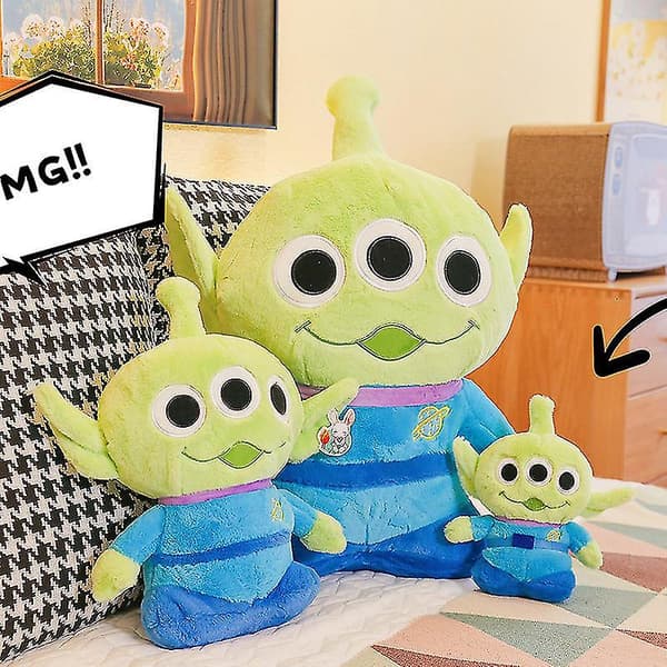 Söt tecknad Alien plyschleksaker Toy Story Kudde Dockor Barnpresenter 35cm