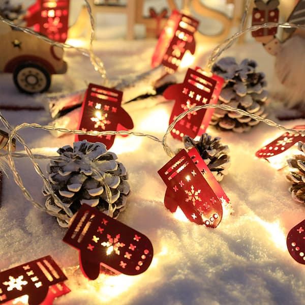 Jul Led Jul Led Belysning Batterilåda Stringljus Fest Juldekoration Sunmostar